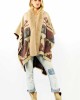 Wild Percy Poncho Beige Παλτό