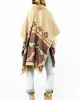 Wild Percy Poncho Beige Παλτό
