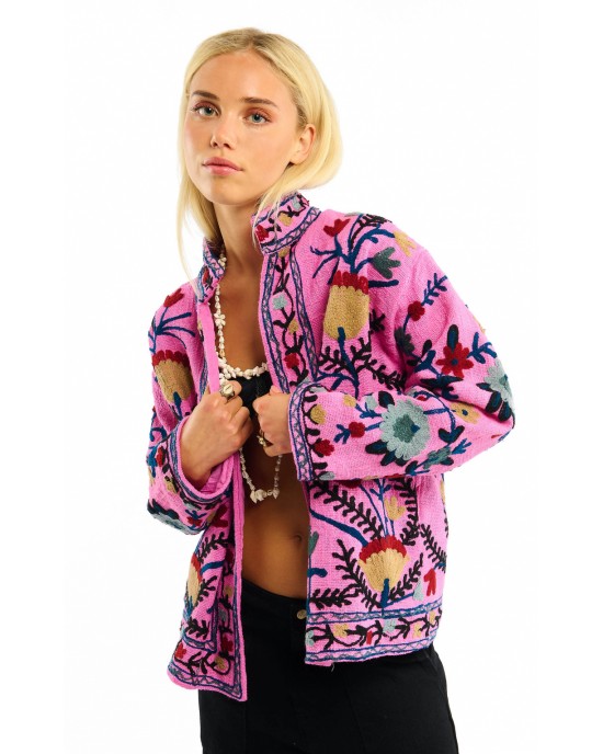 Wild Tiger Veste Pink Τζάκετ