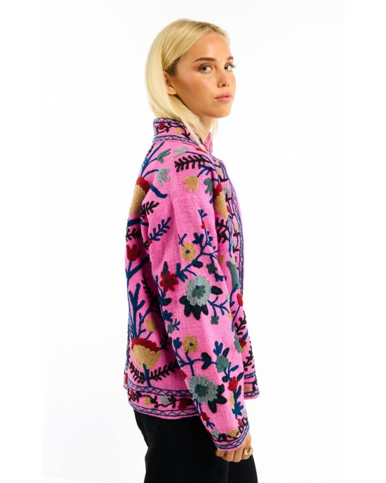 Wild Tiger Veste Pink Τζάκετ