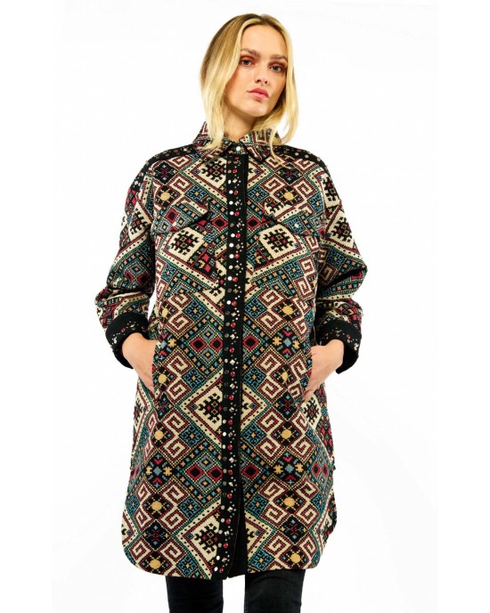 Wild Zorra Manteau Multicolor Παλτό