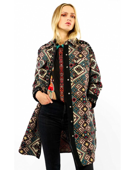 Wild Zorra Manteau Multicolor Παλτό