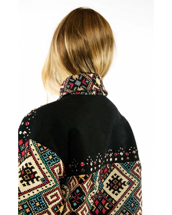 Wild Zorra Manteau Multicolor Παλτό