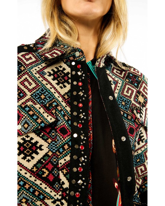 Wild Zorra Manteau Multicolor Παλτό