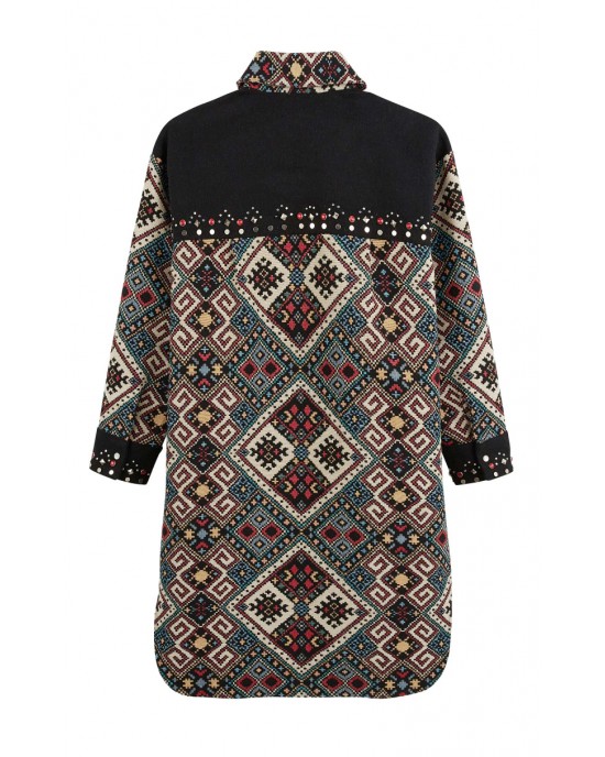 Wild Zorra Manteau Multicolor Παλτό