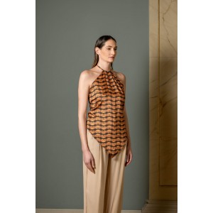 Zografos Concept King Satin Top Μαύρο