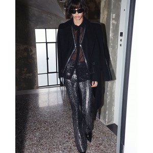 Zoya Tulle See Through Black Πουκάμισο