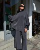 Zoya High Neck Longsleeve Comfort Fit Coal Μπλούζα