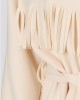 Zoya Fringed Belted Short Vanilla Παλτό Zoya Fringed Belted Short Vanilla Παλτό
