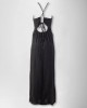 Zoya Gauze Black/Gold Maxi Φόρεμα