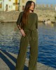 Zoya Rip Khaki Μπλούζα