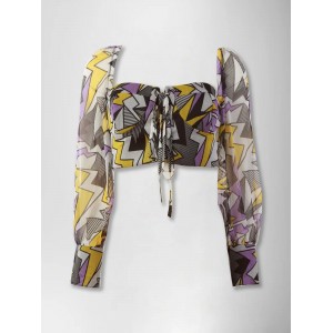 Zoya Bustier Crop Top Κίτρινο