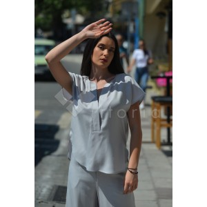 Zoya Shortsleeve Comfort Fit Silver Μπλούζα