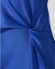 Zoya Satin Royal Blue Maxi Φόρεμα