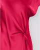 Zoya Satin Fuchsia Maxi Φόρεμα