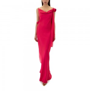 Zoya Flower Fuchsia Maxi Φόρεμα Zoya Flower Fuchsia Maxi Φόρεμα