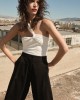 Zoya One Shoulder Bodysuit Ecru Μπλούζα