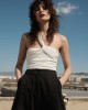 Zoya One Shoulder Bodysuit Ecru Μπλούζα