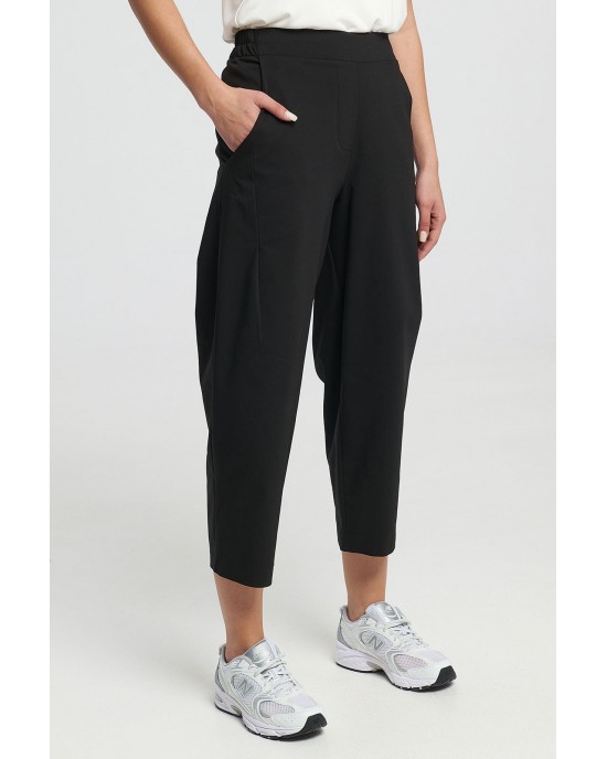Zoya High Waist Slouchy Fit Black Παντελόνι Zoya High Waist Slouchy Fit Black Παντελόνι
