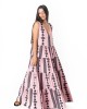 Zoya Sleeveless Maxi Φόρεμα Ροζ/Μαύρο
