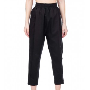 Zoya Παντελόνι Με Λάστιχο & Πιέτες Μαύρο
