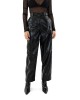 Zoya Faux Croco Leather Slouchy D-ring Buckle Παντελόνι