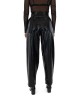 Zoya Faux Croco Leather Slouchy D-ring Buckle Παντελόνι