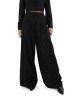 Zoya Silver Stripe High Waist Wide Leg Παντελόνι