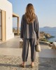 Zoya Longsleeve Πουκάμισο & Slouchy Παντελόνι Coal