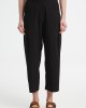 Zoya Cropped Culottes With Pleats Black Παντελόνι