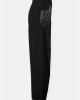 Zoya Strass Wide Leg Denim Black Παντελόνι