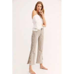 Oneteaspoon Coffee Canvas Laced Up Libertines Ψηλόμεσο Τζιν