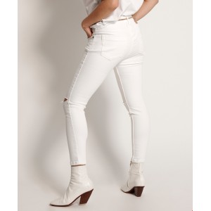Oneteaspoon Freebirds High Waist Στενό Τζιν Λευκό