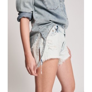 Oneteaspoon Florence Marlons Boyfriend Χαμηλόμεσο Σορτς