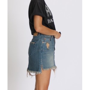 Oneteaspoon Colorado Vanguard Mid Rise Relaxed Denim Μίνι Φούστα