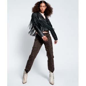 Oneteaspoon Truckers Mid Rise Straight Leg Jean Μπρονζε Λοπαρ