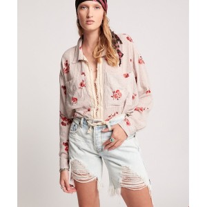 Oneteaspoon Florence Rope Threaded Stevies Boyfriend Μακρύ Σορτς