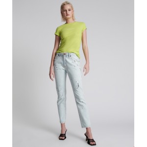 Oneteaspoon Florence Painted High Waist Awesome Baggies Straight Leg Τζιν Παντελόνι