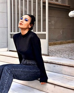 Salt & Pepper Barbara Black Pearl Curl Τζιν Παντελόνι