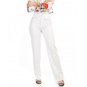 Twenty-29 La Primavera Collection Παντελόνα Λευκή